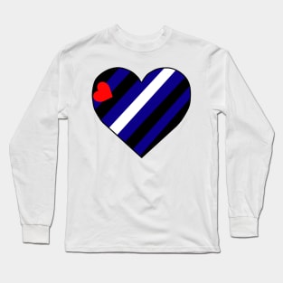 Leather Pride Heart Long Sleeve T-Shirt